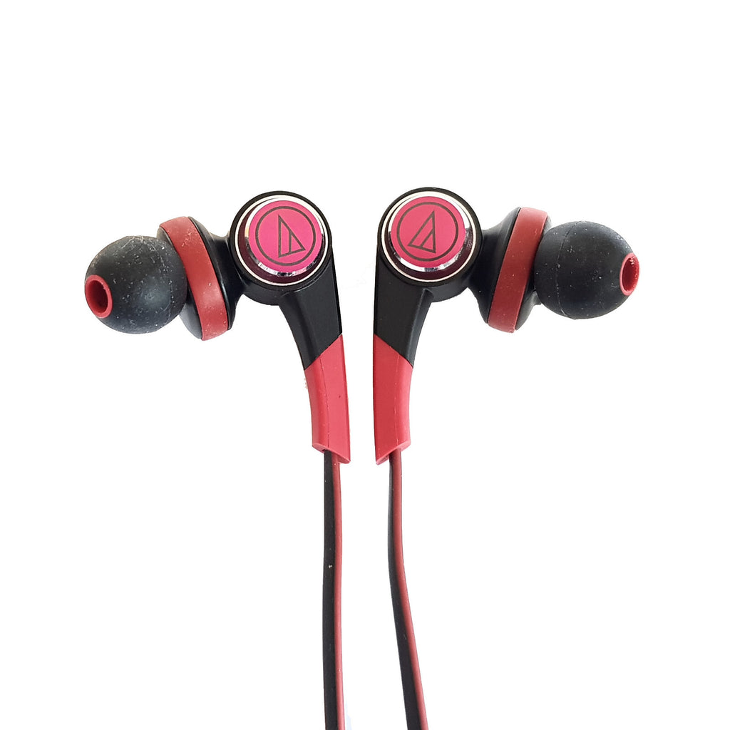 Rote Audio-Technica ATH-CKS770IS In-Ear-Kopfhörer mit Mikrofon