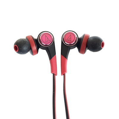 Audio Technica ATH-CKS770iS Rot Kopfhörer In-Ear Headphone Earphone viel Zubehör