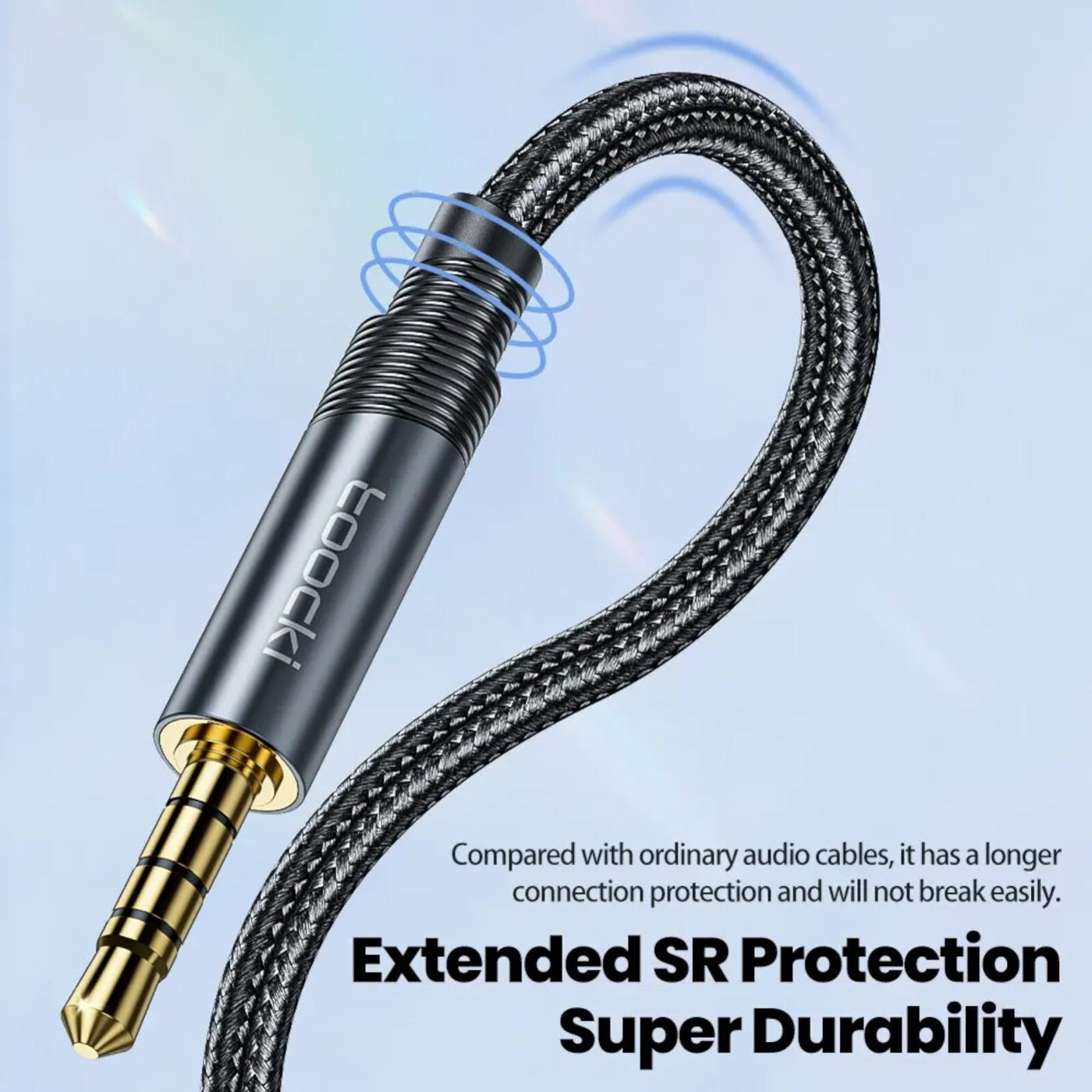 Toocki 3m Audio Stereo Kopfhörer Headset Verlängerung 4-polig 3,5mm Klinke