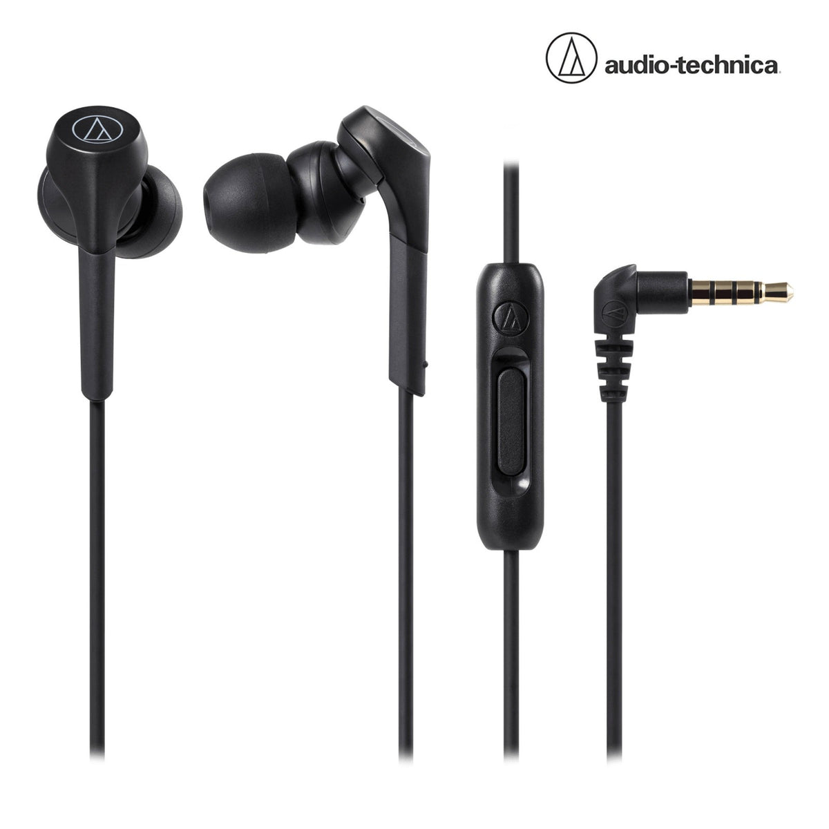 Schwarze Audio-Technica ATH-CKS550XiS Solid-Bass In-Ear-Kopfhörer