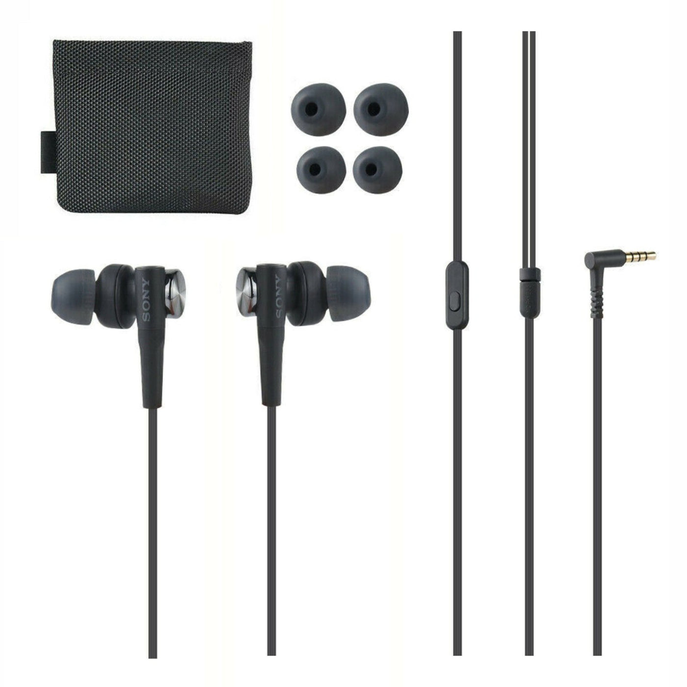 Sony MDR-XB55AP Extrabass Headset - Schwarz