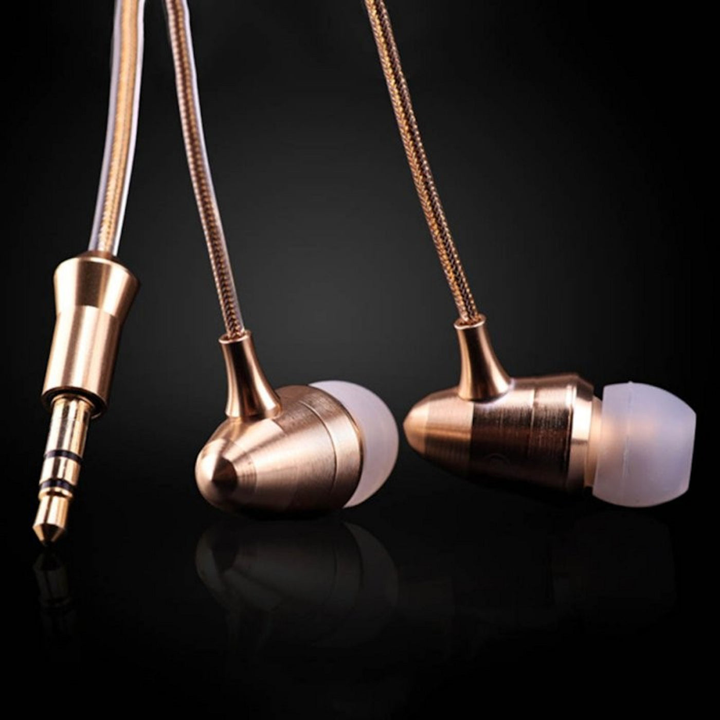 Super Bass In-Ear Kopfhörer KZ X6 X6HS Gold High-End Headset Headphones PU Case
