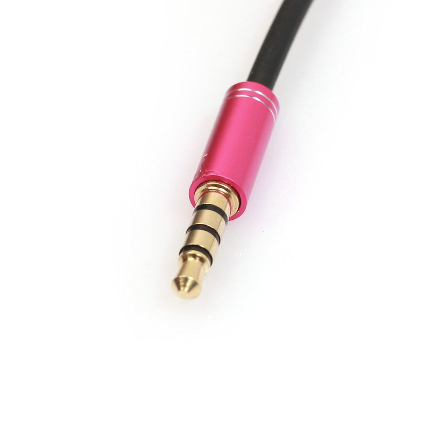 Audio Splitter Kabel Kopfhörer Y Doppler 3.5mm Stecker > 2 Buchse rot