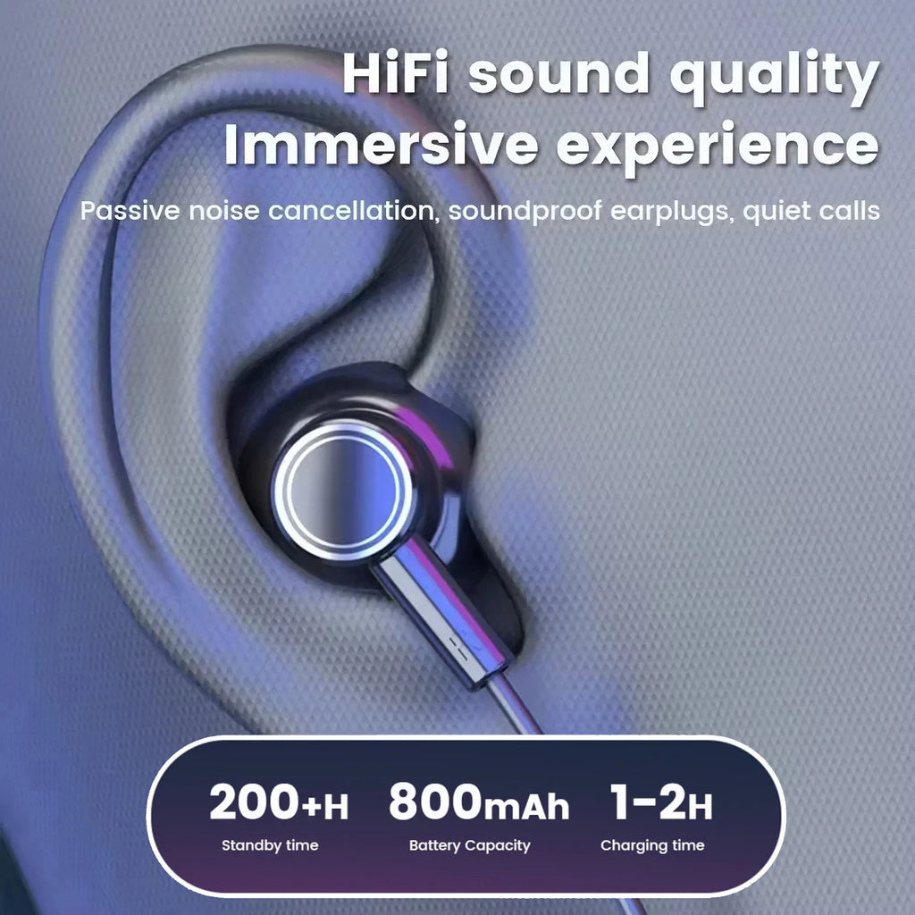 G02 Sport-In-Ear-Headset mit Bluetooth 5.2 IPX5 und Display