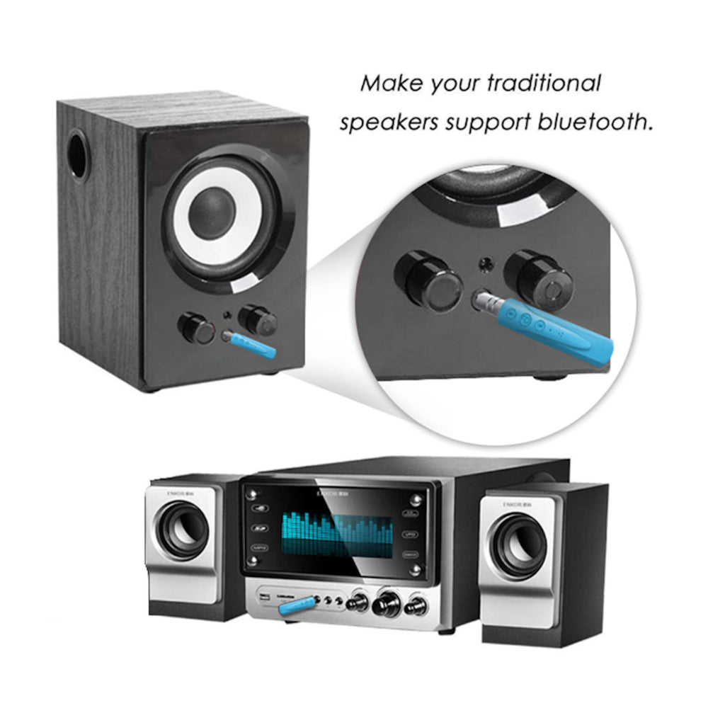 Kompakter Bluetooth-4.2-Audioempfänger mit 3,5-mm-AUX
