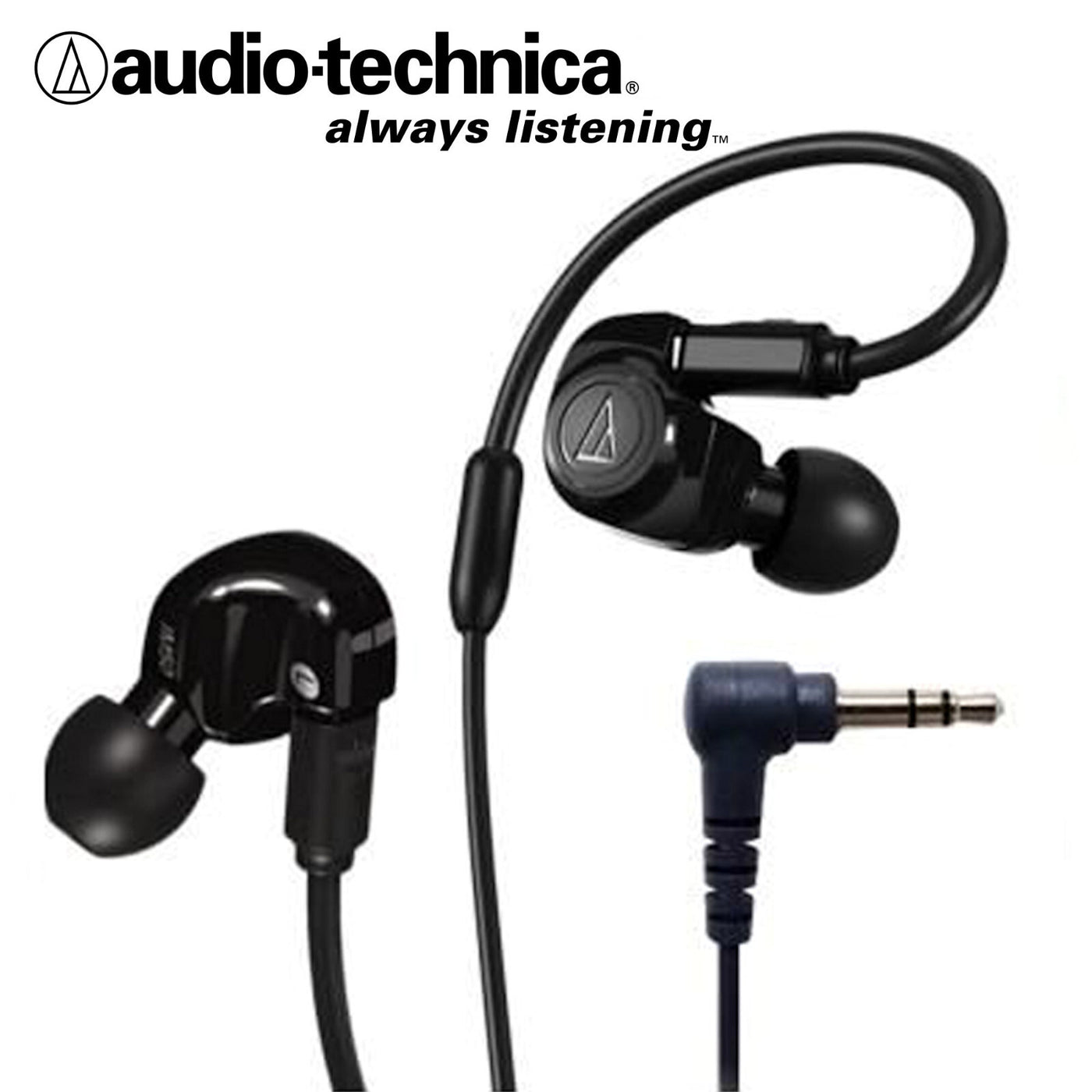 Audio Technica ATH-IM50 Dual Symphonic Driver Schwarz In-Ear Kopfhörer Headphone