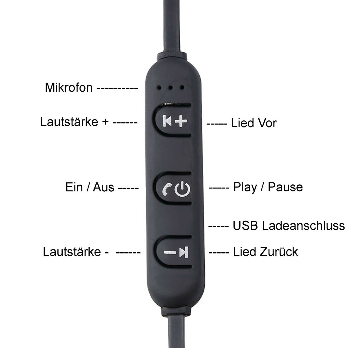 Schwarz-rotes magnetisches X9 Bluetooth In-Ear-Headset