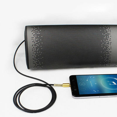 1m Audio Stereo Kopfhörer Anschlusskabel 3,5mm Stecker > Winkelstecker Schwarz