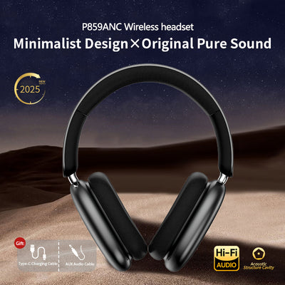 Wireless Bluetooth 5.4 Kopfhörer P859 ANC Over Ear Stereo Headset
