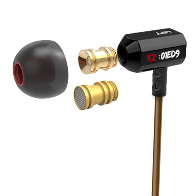 High-End Headset Kopfhörer KZ-ED9 Schwarz Professional In-Ear-Headset Ohrhörer