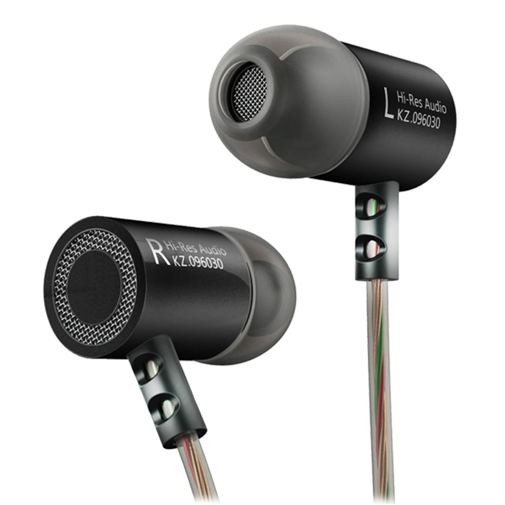 Schwarze KZ Z1 High-End In-Ear-Kopfhörer mit Hardcase
