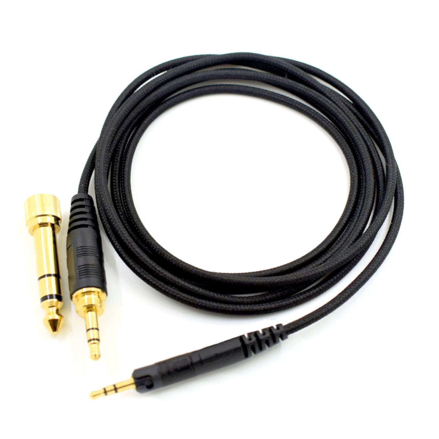 2m Audio Nylon Anschlusskabel Sennheiser HD559 HD560S HD569 HD598 HD599 HD558 ..