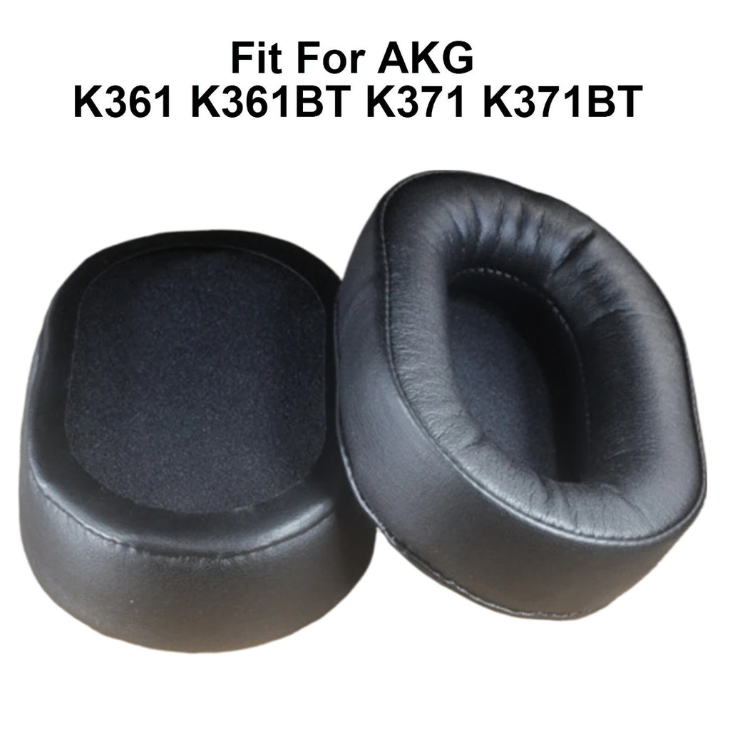 Schwarze T2 Kunstleder-Ohrpolster für AKG K361 und K371