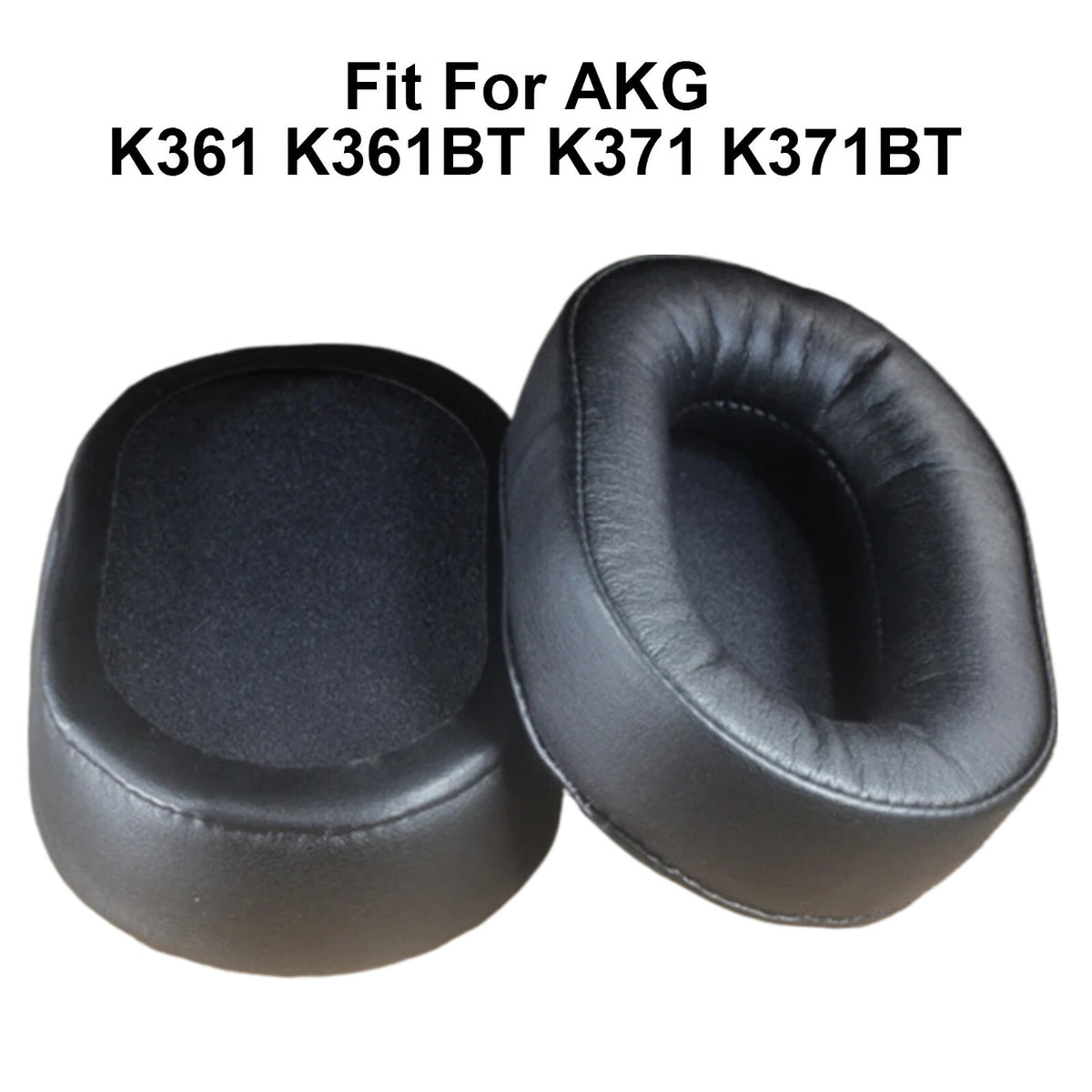 Schwarze T2 Kunstleder-Ohrpolster für AKG K361 und K371