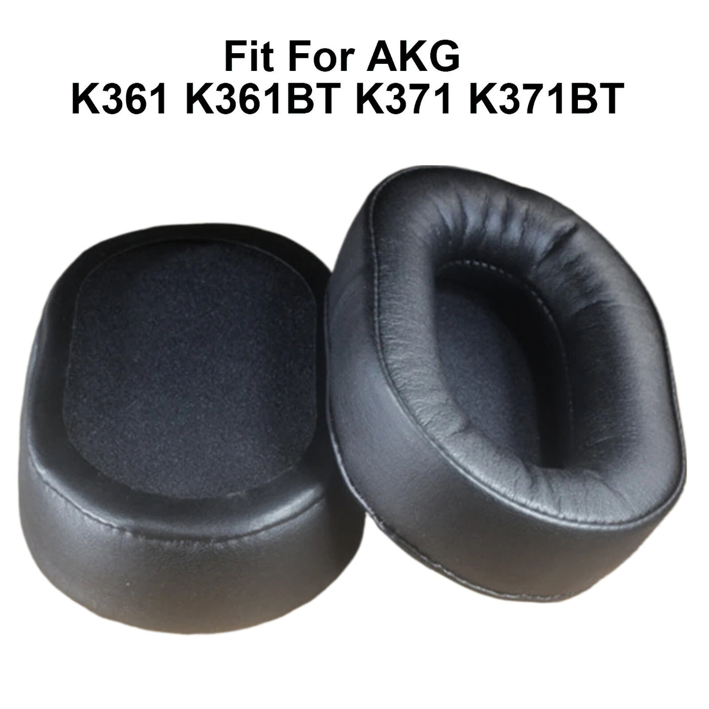 Ohrpolster für AKG Kopfhörer K361 K361BT K371 K371BT Kunstleder T2 schwarz