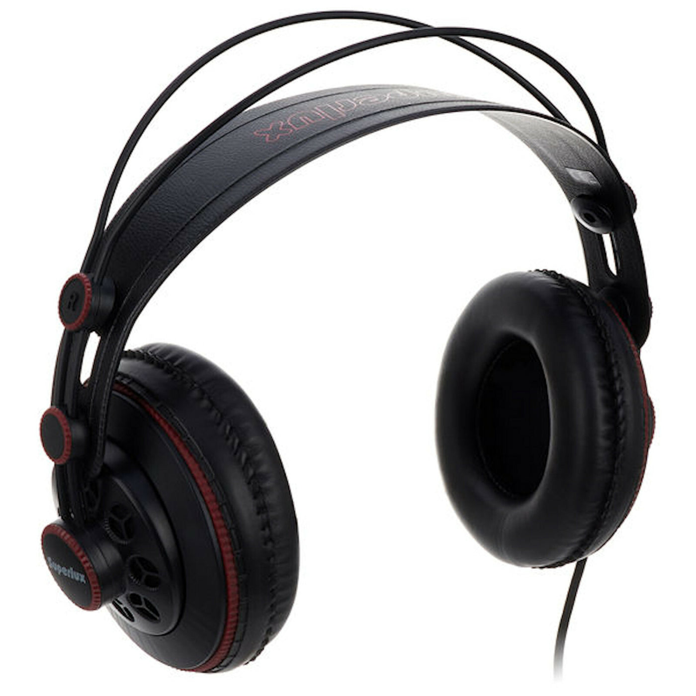 Superlux HD681 Stereo Kopfhörer Schwarz Rot mit Zubehör 6.3 mm Adapter Neu