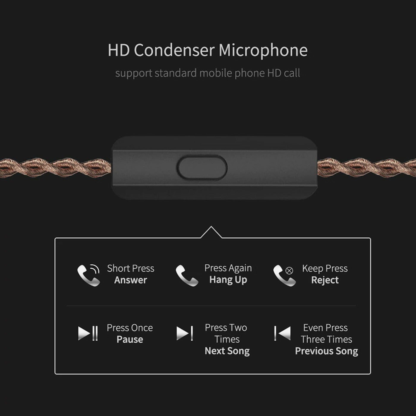 KZ ZSX Premium High-End Pro 12 Treiber HiFi In-Ear Kopfhörer Headset Black