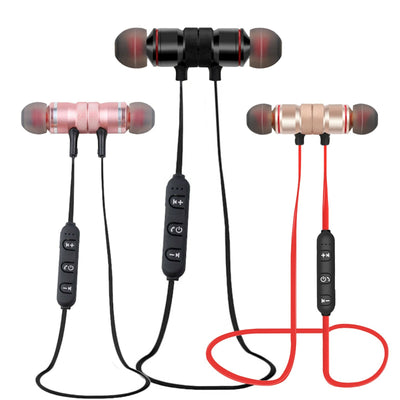Bluetooth In Ear Kopfhörer Magnetisch Wireless Super Bass X9 Schwarz Rot Gold