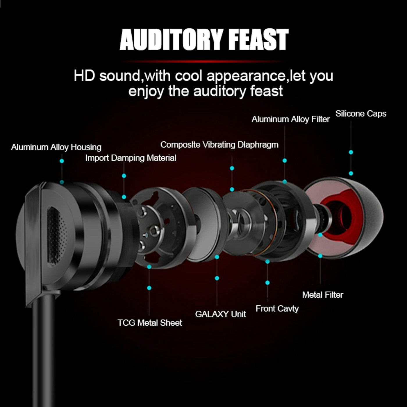 Super Bass In-Ear Headset Kopfhörer KZ DM9 Professional Gunmetal in PU Hardcase