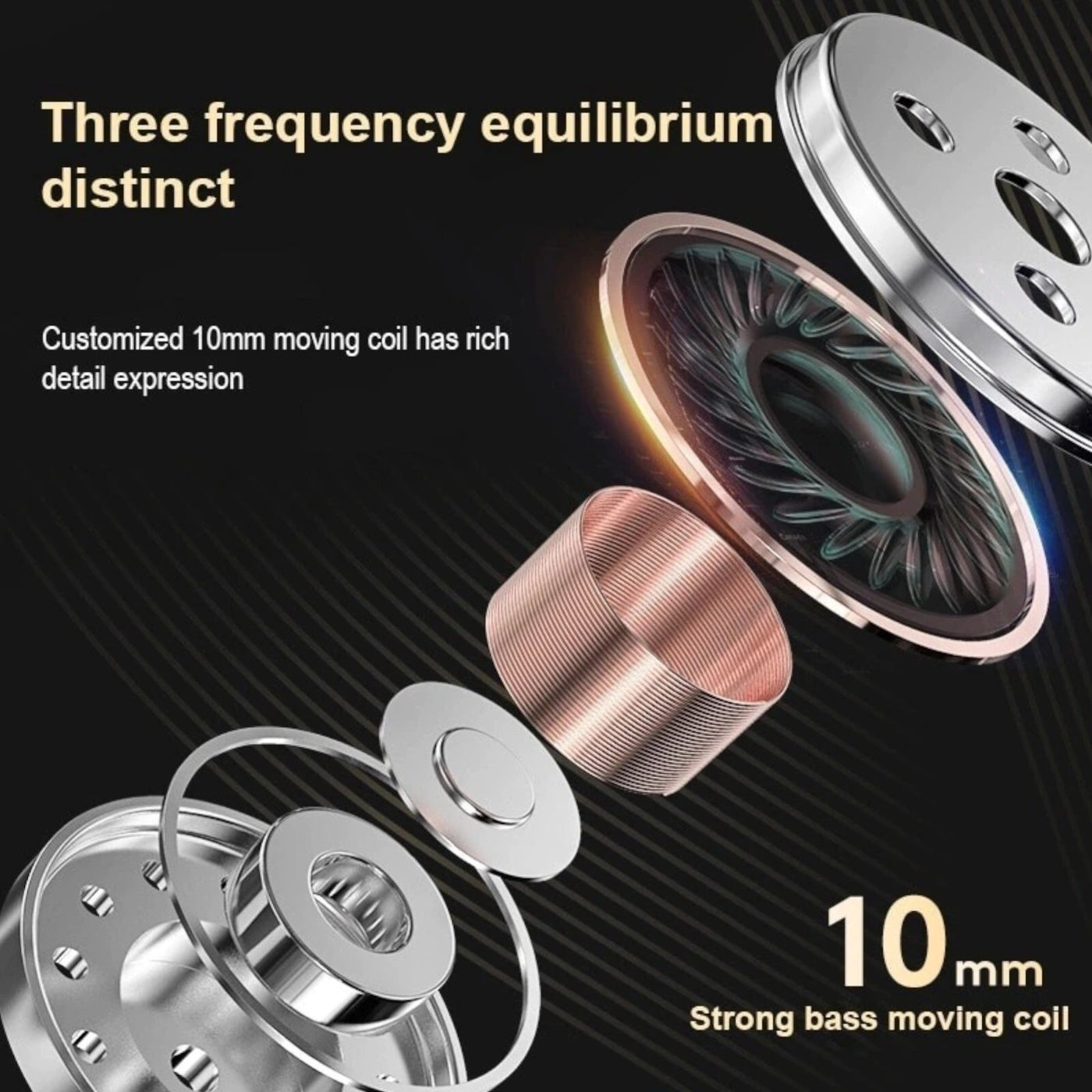 Original 3K K1 HD Professional HiFi Kopfhörer Headset Premium In-Ear