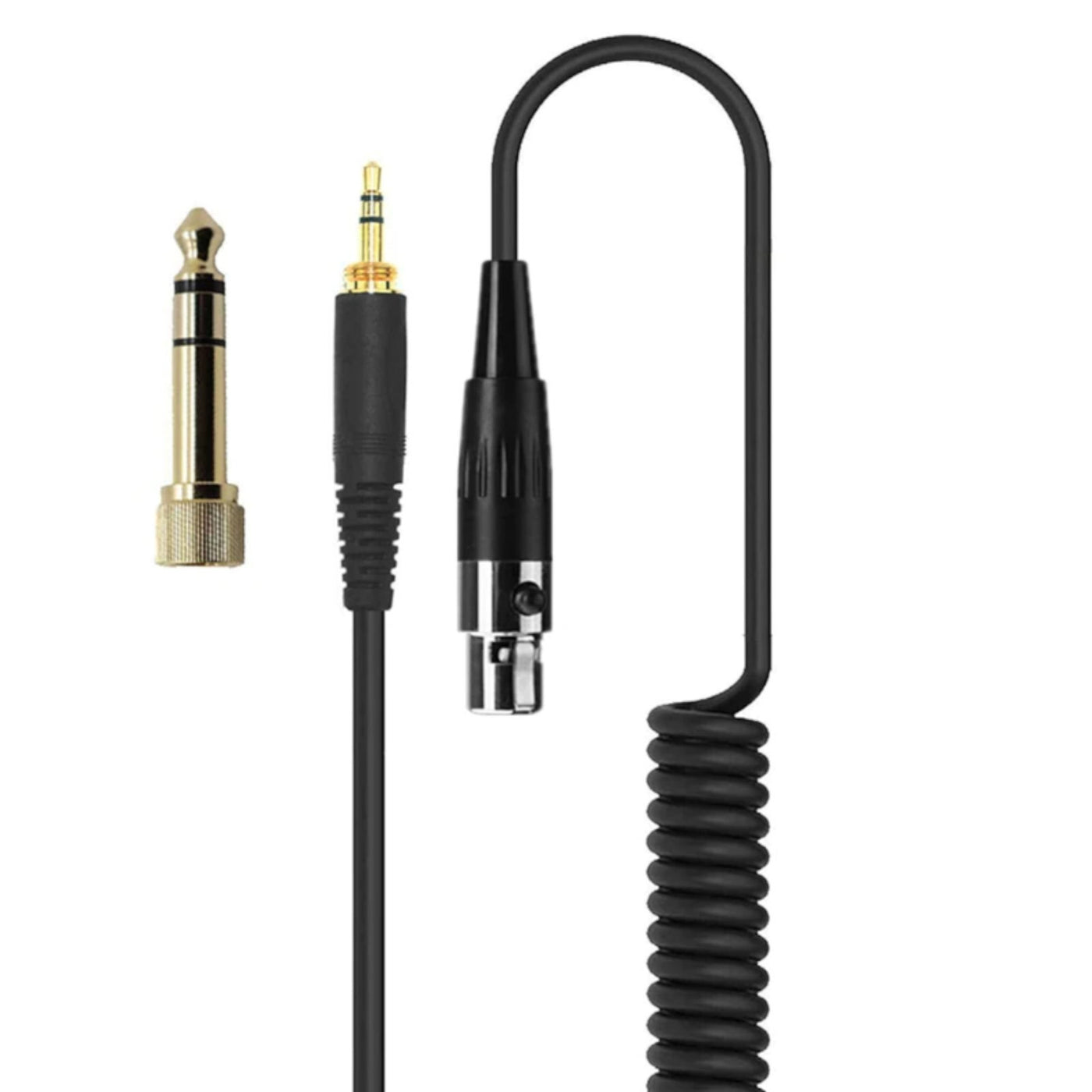 3m Kopfhörer Spiral Kabel Mini-XLR Anschlußkabel für AKG beyerdynamic Pioneer AA