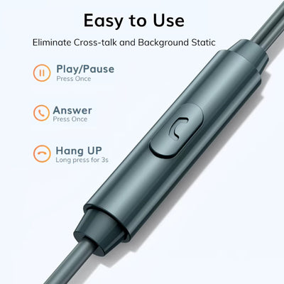 Premium Metall Headset In-Ear Kopfhörer F36 Surround Super Bass Grün Hardcase