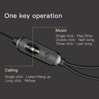 Baseus H4 Megabass In-Ear Kopfhörer Headset Earphone Headphone schwarz silber