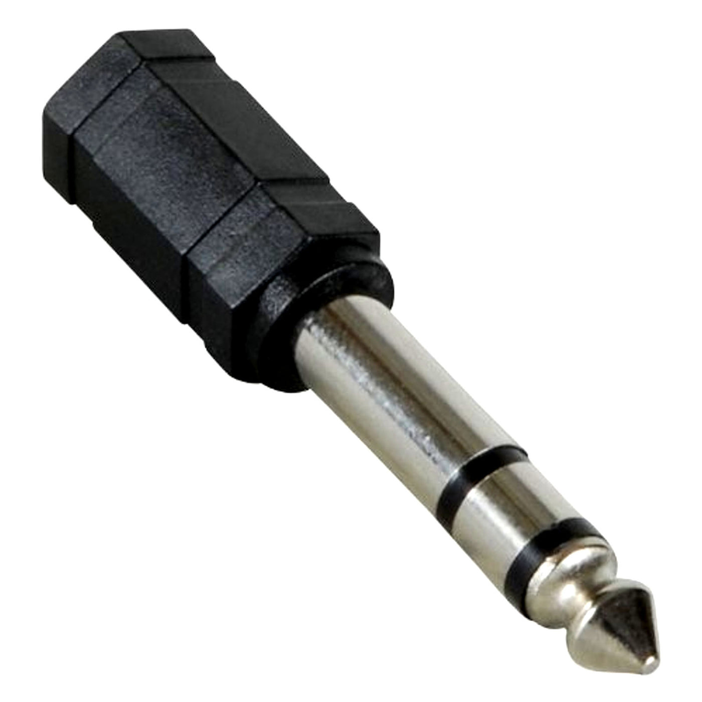 Klinken Adapter 6,35mm Stecker auf 3,5mm Buchse stereo AUDIO HIFI vernickelt