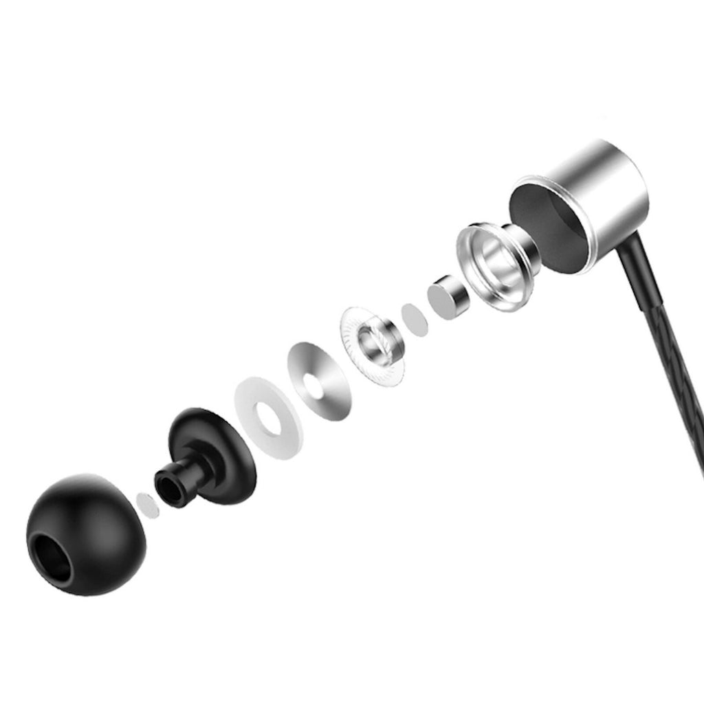 3K S24 In-Ear-Kopfhörer mit Mikrofon und PU-Tasche