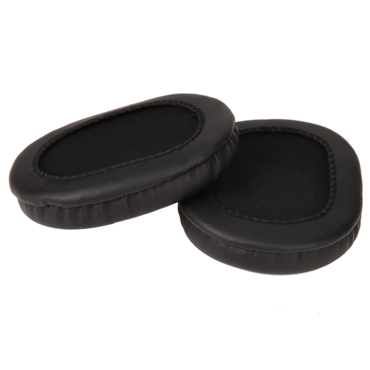 Schwarze Kunstleder-Ohrpolster für Audio-Technica M50X M40X