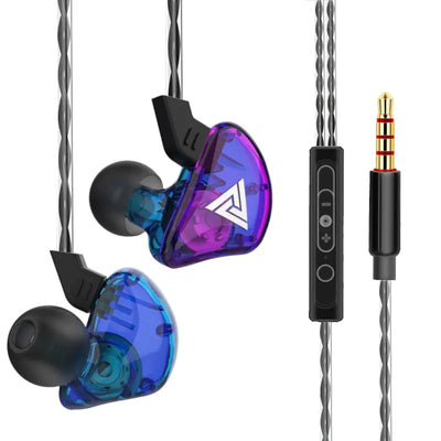 Premium Headset Kopfhörer QKZ CK5 HiFi In-Ear-Headset Ohrhörer + Hardcase