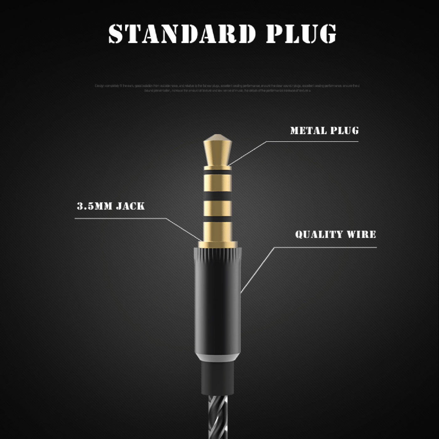 Super Bass In-Ear Kopfhörer Earphone mit Mikrofon PTM P15 Headset schwarz