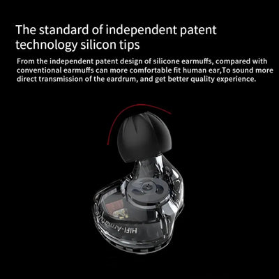 High-End In Ear Kopfhörer KZ ZST Pro Black In-Ear Premium Ohrhörer