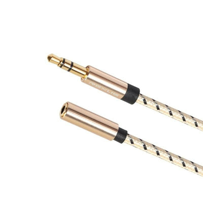 1m Audio Stereo Kopfhörer Verlängerungskabel 3,5mm Klinke Stecker > Buchse Nylon