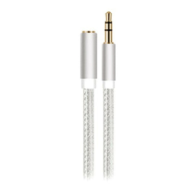 1m Nylon Audio Stereo Kopfhörer Verlängerungskabel 3,5mm Klinke Stecker > Buchse