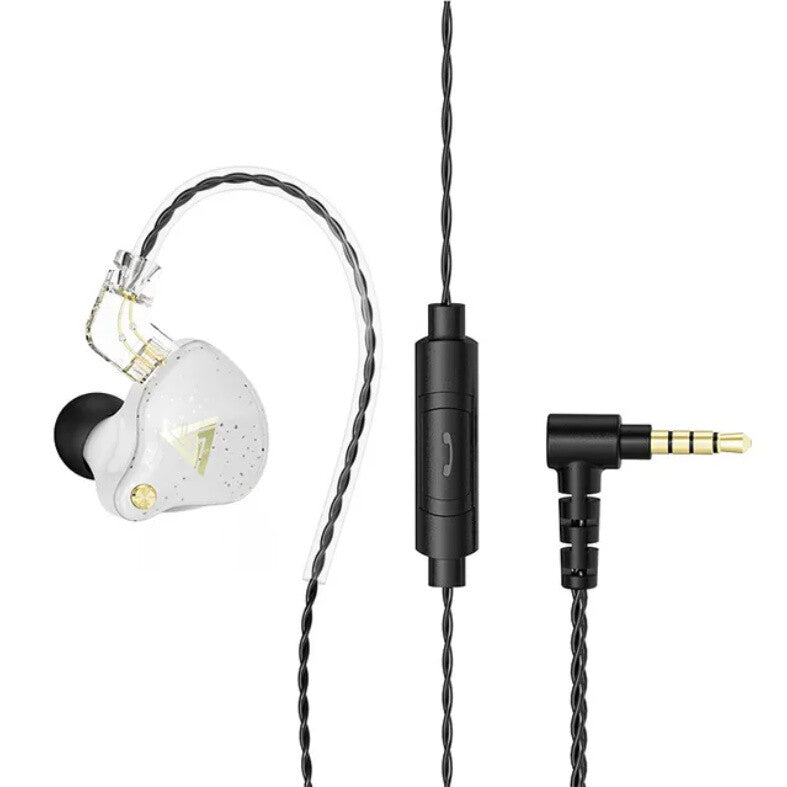 Premium Headset Kopfhörer QKZ-AK6 Pro HiFi In-Ear-Headset Ohrhörer + Hardcase