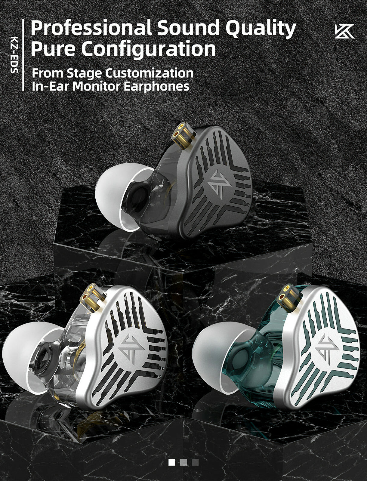 KZ EDS Premium Dynamic High-End HiFi In-Ear Kopfhörer Headset