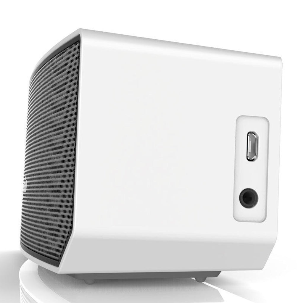 Weißer Bluedio BS-3 Mini Bluetooth-Lautsprecher