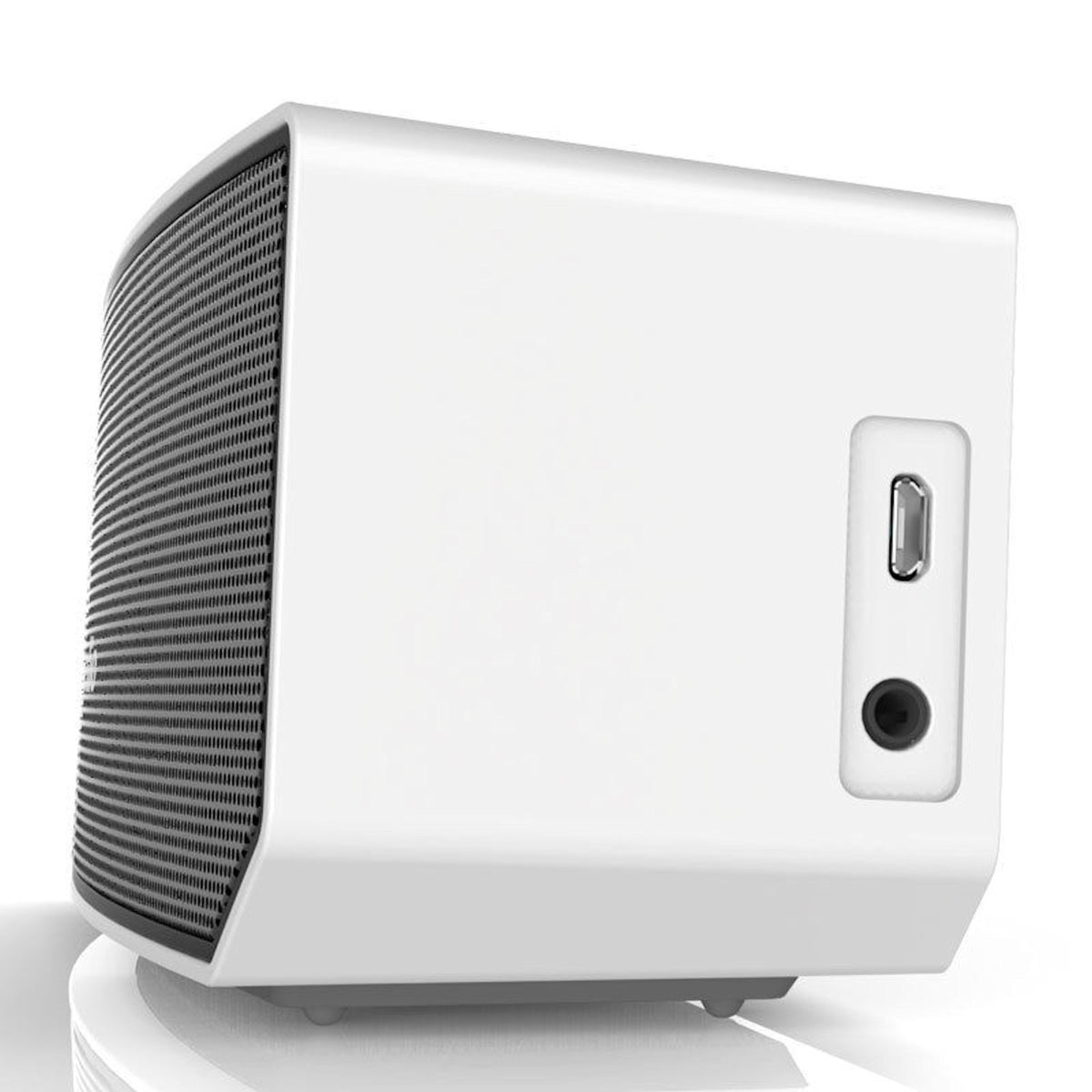 Weißer Bluedio BS-3 Mini Bluetooth-Lautsprecher