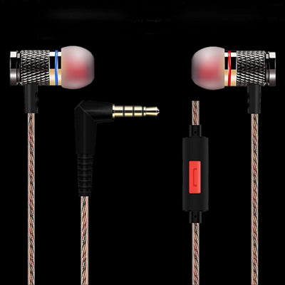 High-End Headset Kopfhörer KZ ED2 HS Professional Gunmetal In-Ear in PU Hardcase