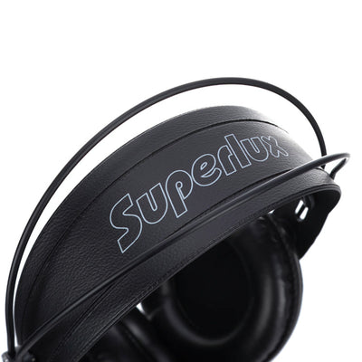Superlux HD681 Stereo Kopfhörer Schwarz Grau mit Zubehör 6.3 mm Adapter Neu