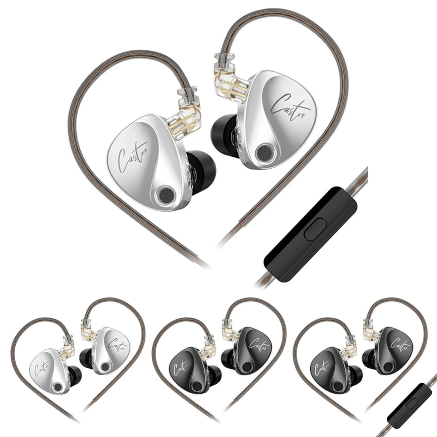 KZ Castor Premium High-End Professional In-Ear Kopfhörer Einstellbarer Bass