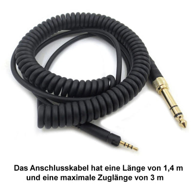 1,4-2,8m Audio Spiral Anschlusskabel Sennheiser HD559 HD569 579 HD560S 598 HD599