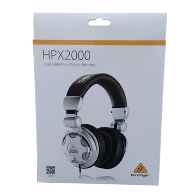 Behringer HPX2000 DJ Kopfhörer Kabelgebunden Musik Silber Schwarz