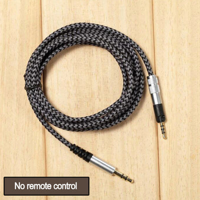 2m Ersatz Audio Nylon Anschlusskabel Sennheiser HD559 HD569 HD589 HD599...