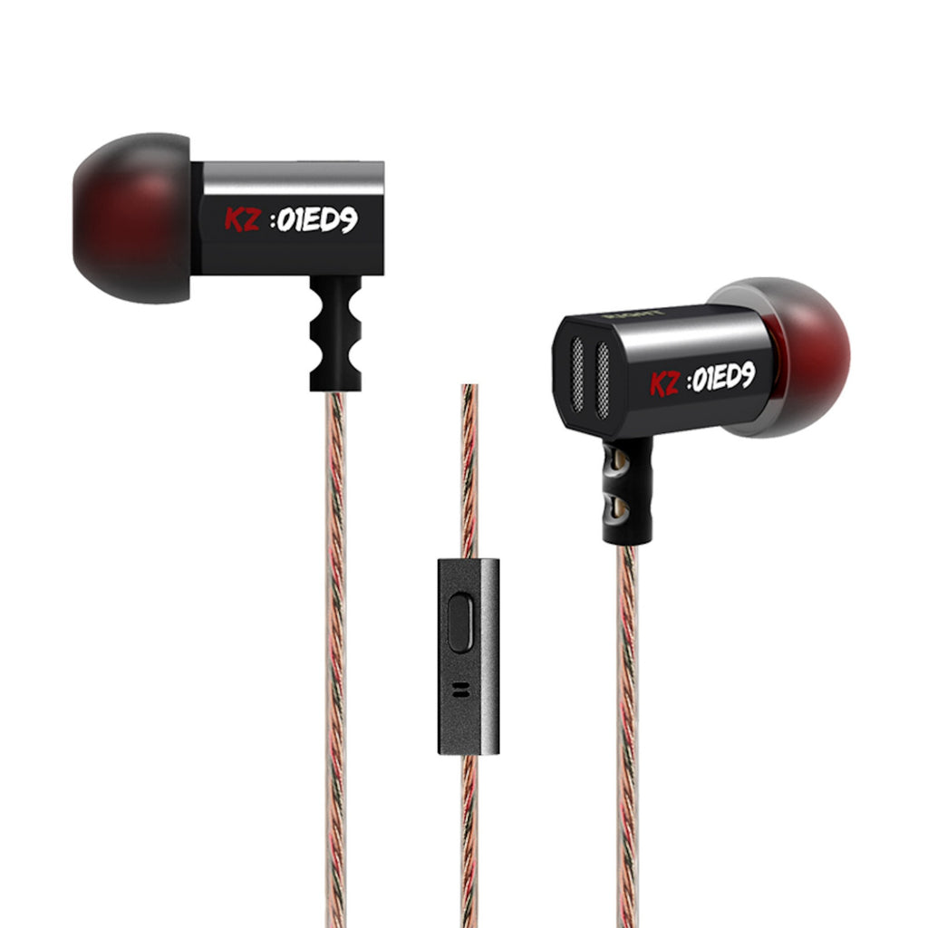 Schwarze KZ ED9 HiFi In-Ear-Kopfhörer