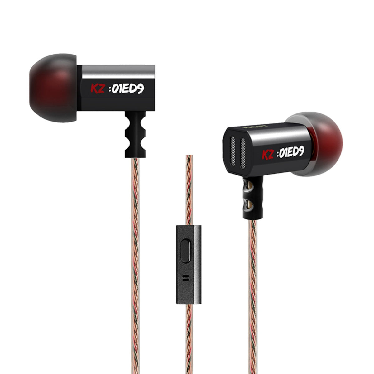 Schwarze KZ ED9 HiFi In-Ear-Kopfhörer