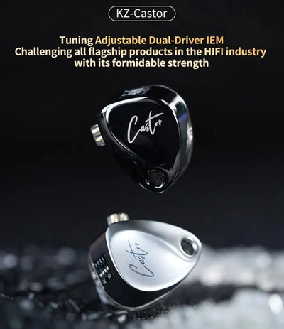 KZ Castor Premium High-End Professional In-Ear Kopfhörer Einstellbarer Bass
