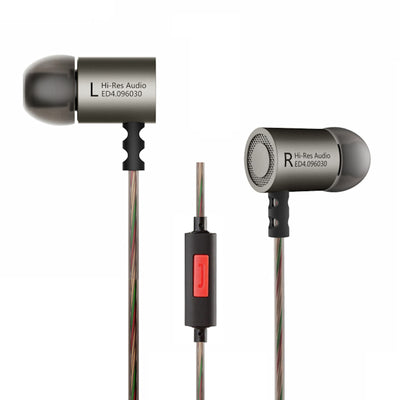 Original KZ ED4 HS gunmetal High-End Headset Kopfhörer In-Ear Hardcase Beats