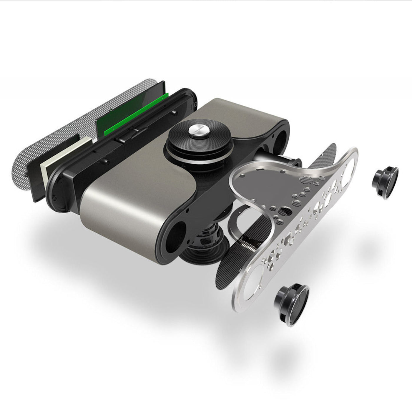 Bluedio TS-3 (Turbine) Wireless Lautsprecher Bluetooth Speaker Gunmetal Grau